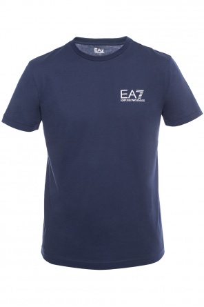 T-shirt z nadrukowanym logo, zdjęcie 1 T-shirt z nadrukowanym logo od EA7 Emporio Armani